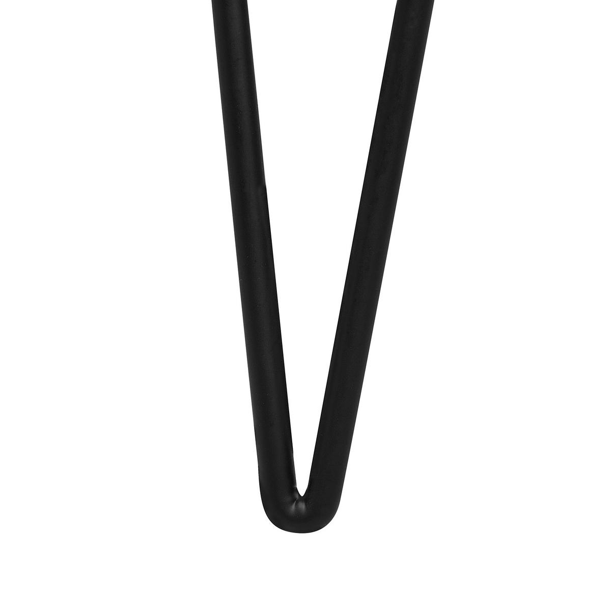 KONFERENČNÍ STOLEK tmavší Odstín dřeva obdélníkový 100/60 cm Welton - černá/hnědá, kompozitní dřevo (100/60/43cm) - Beliani