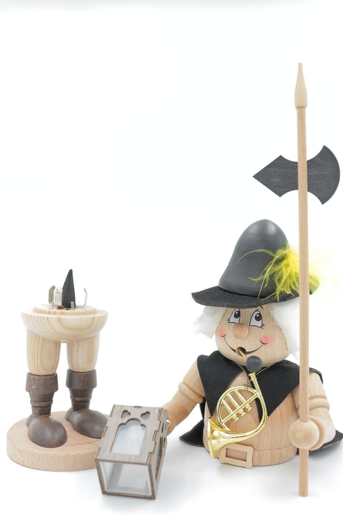 RAUCHFIGUR Wichtel Nachtwächter 23 cm - Multicolor, Holz (11/25/0.1cm)