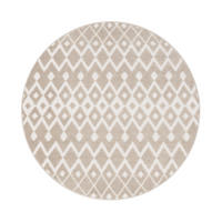 OUTDOORTEPPICH 120/120 cm Stilo 868 - Beige, Textil (120/120cm) - Paco Home