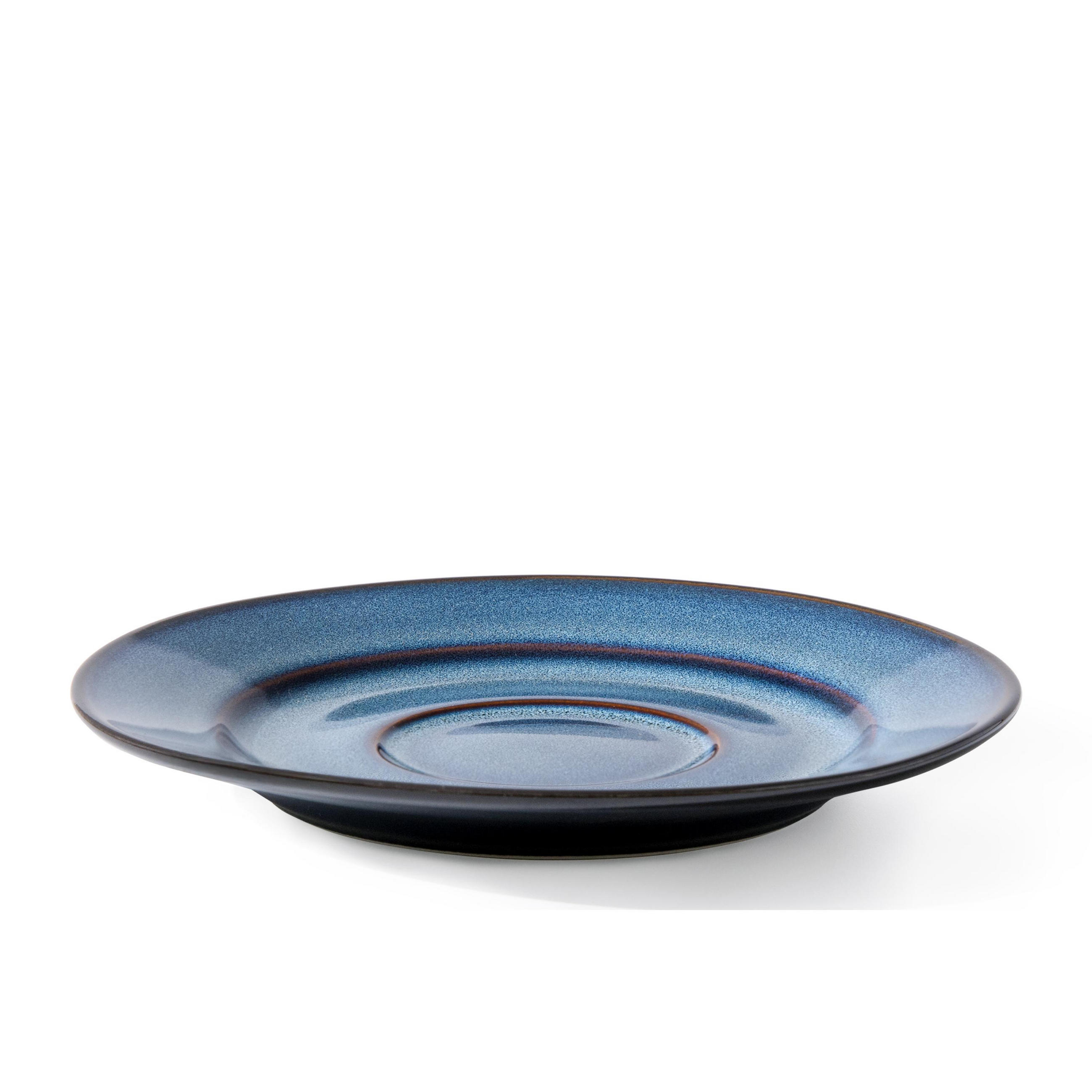 Thumbnail - Ritzenhoff Breker Untertassen-Set, Blau, Keramik, 6-teilig, Rund, Hergestellt in Europa, Kaffee & Tee, Tassen, Untertass...