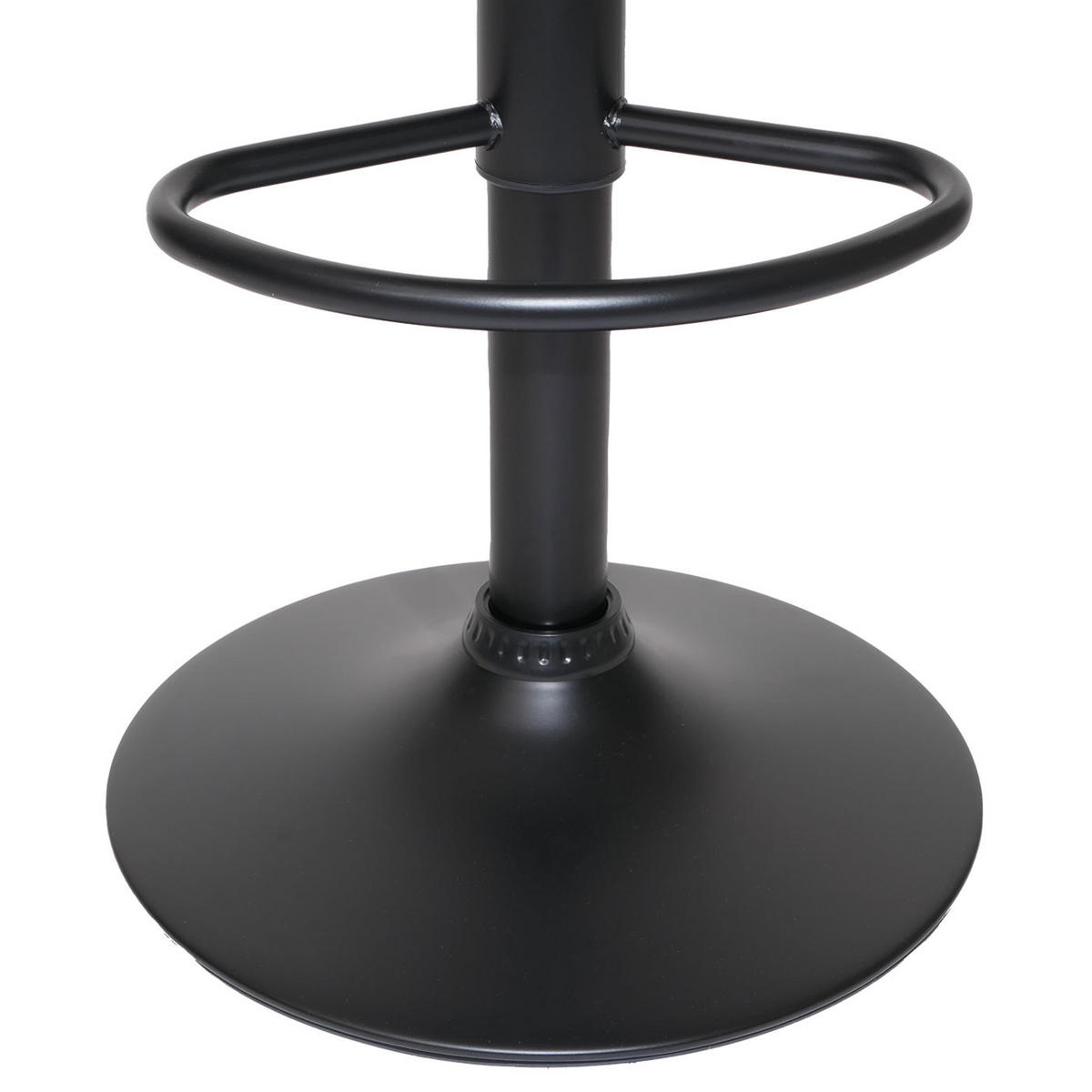 BARHOCKER 2er-Set gepolstert mit Lehne Sitzhöhe 63-83cm höhenverstellbar drehbar Stoff Chenille Dunkelgrau - Dunkelgrau, Textil/Metall (38/107/41cm) - PROREGAL