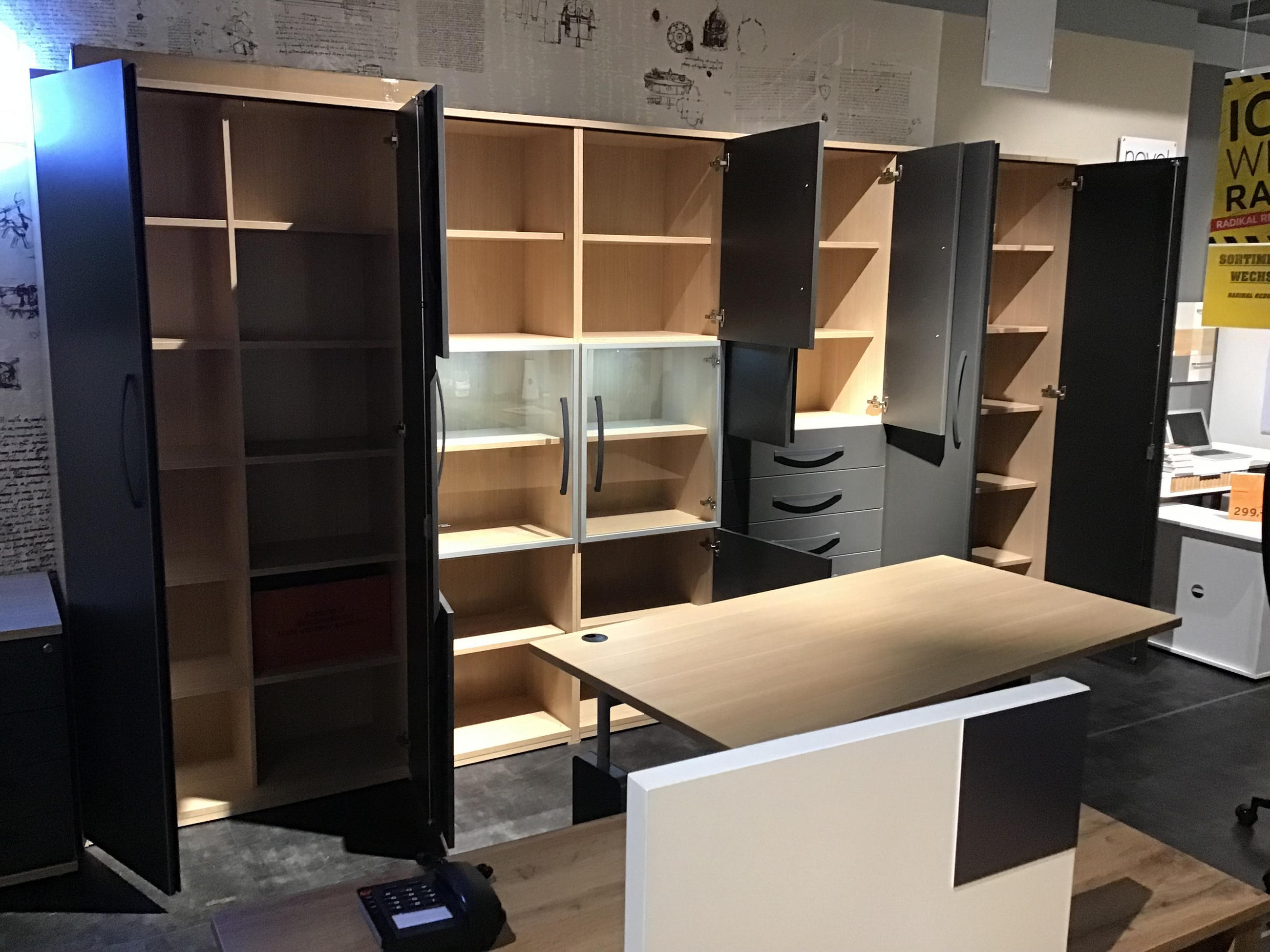 Bürokombination Techno - Moderano