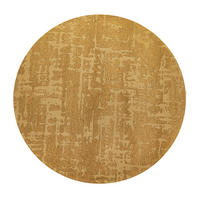 TEPPICH Madagascar Gold Structures 140/140 cm - Gelb, Textil (140/140cm) - Louis De Poortere