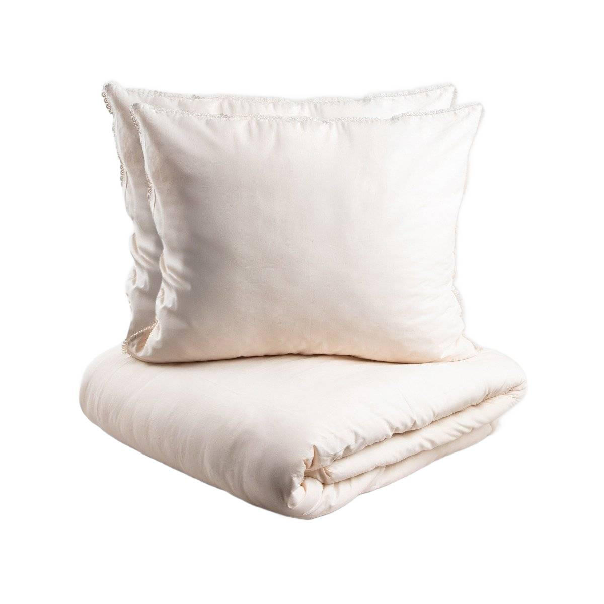 BETTWÄSCHE Nerinia beige mit Spitze 160/200 cm - Beige, Textil (160/200cm) - Homla