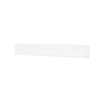 WANDBOARD M17 Weiß Matt 150/22/21 cm ohne Rillen - Weiß, Holzwerkstoff (150/22/21cm) - Livojo