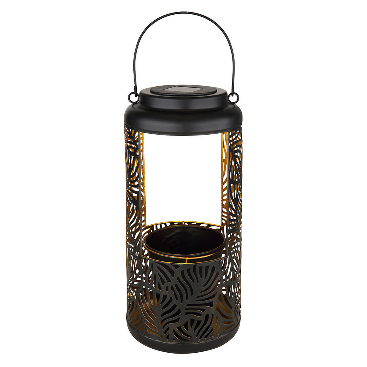 LED AUSSENLEUCHTE Metall Schwarz 2er Set - Schwarz, Metall (15/15/41cm) - Globo Lighting