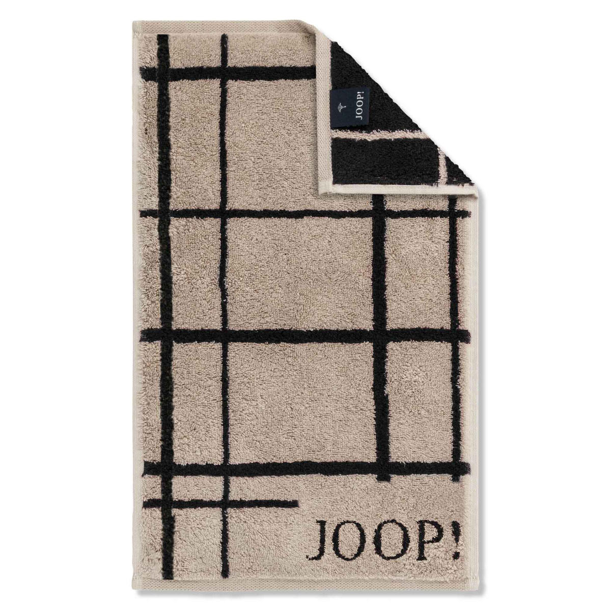 GÄSTETUCH SELECT LAYER 1696 EBONY - 39 - Beige, Textil (30/50cm) - Joop!