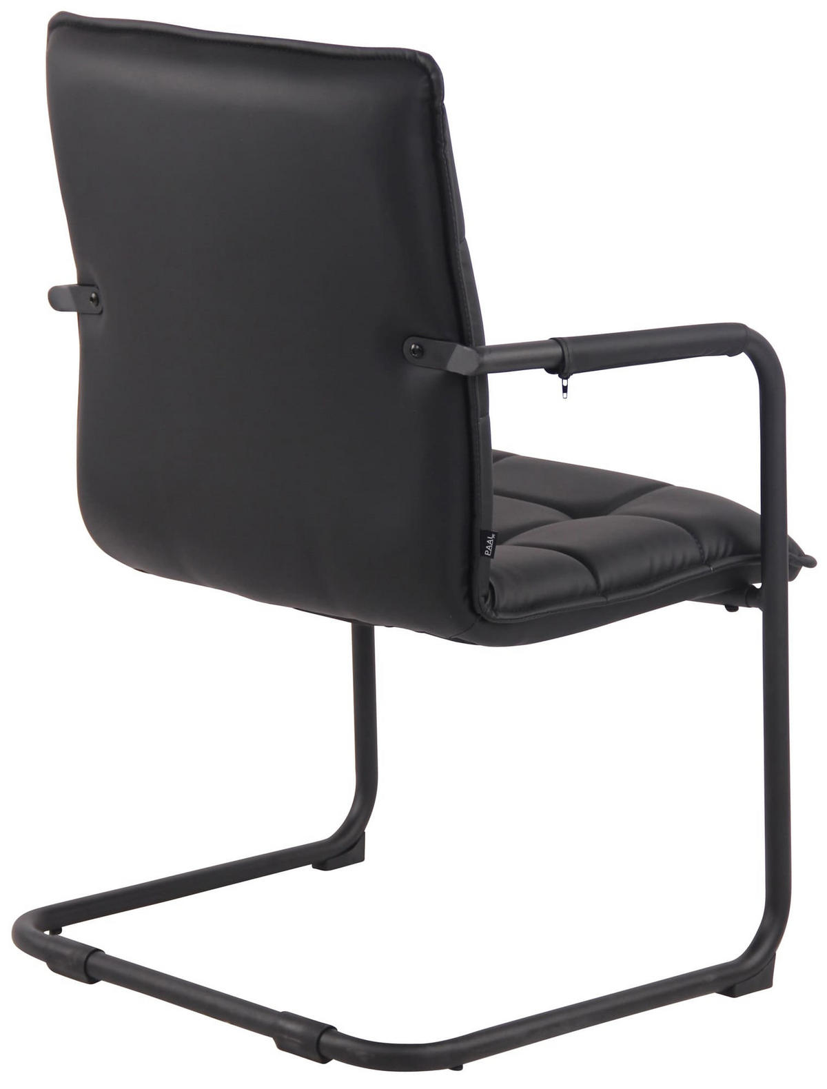 SCHWINGSTUHL 2er Set Lederlook schwarz - Schwarz, Textil/Metall (57/89/64cm) - CLP