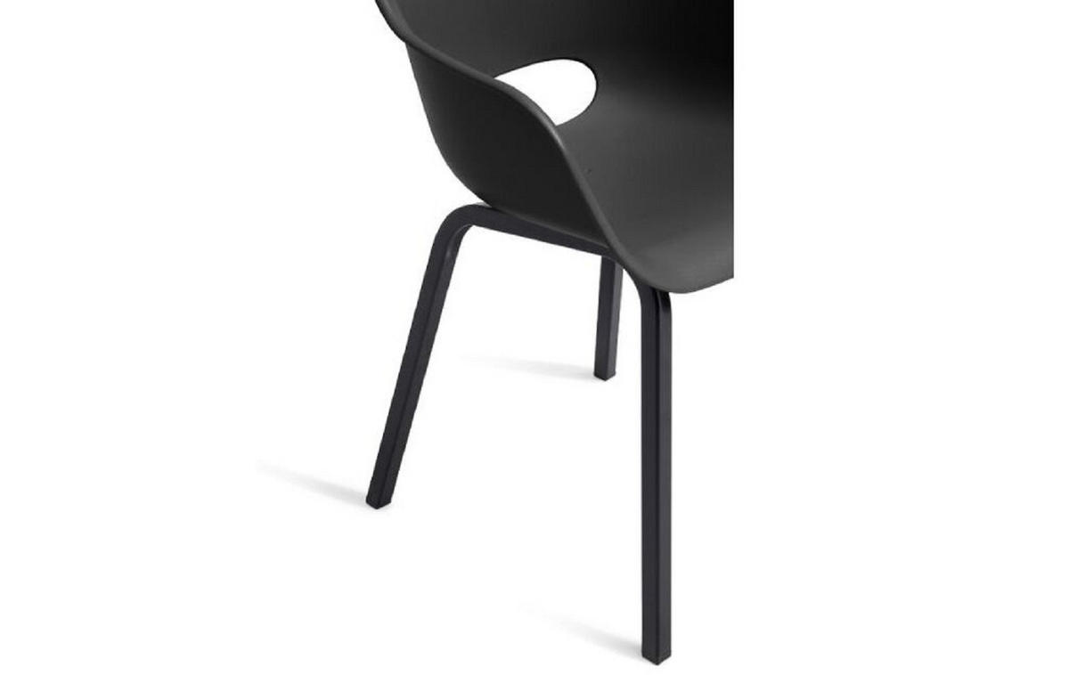 GARTENSTUHL Noa 2er-Set - Schwarz, Kunststoff (57/55cm) - Keter