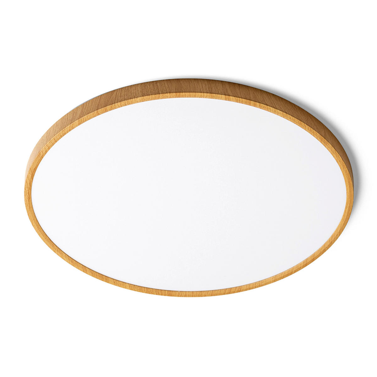 AUFBAULEUCHTE LANA 60 Dekor Buche/Kunststoff 50 W - Buchefarben, Holz (60/60/2.5cm)