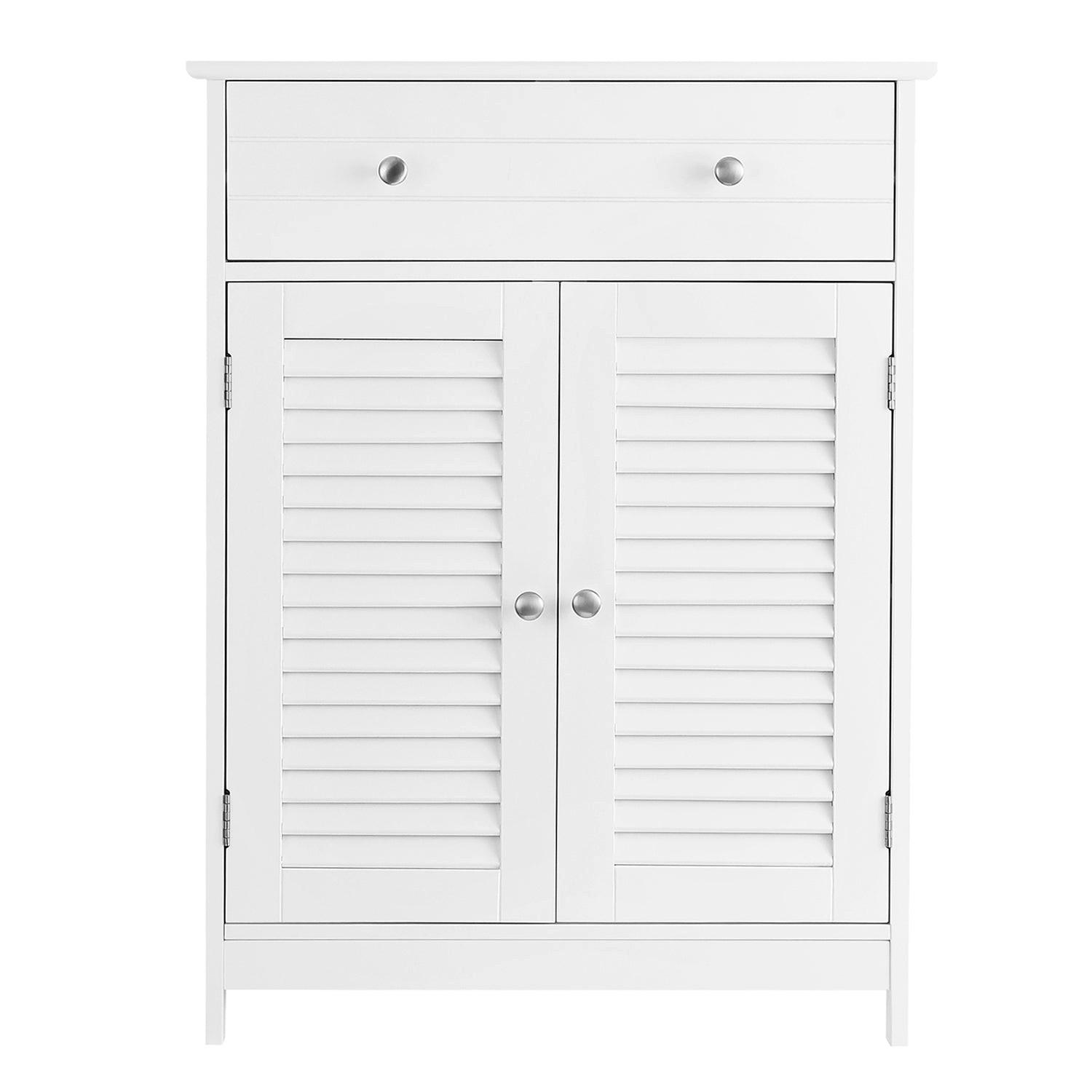 BADEZIMMERSCHRANK AUFBEWAHRUNGSSCHRANK - Weiß, Holzwerkstoff (30/80/60cm) - Hansiro