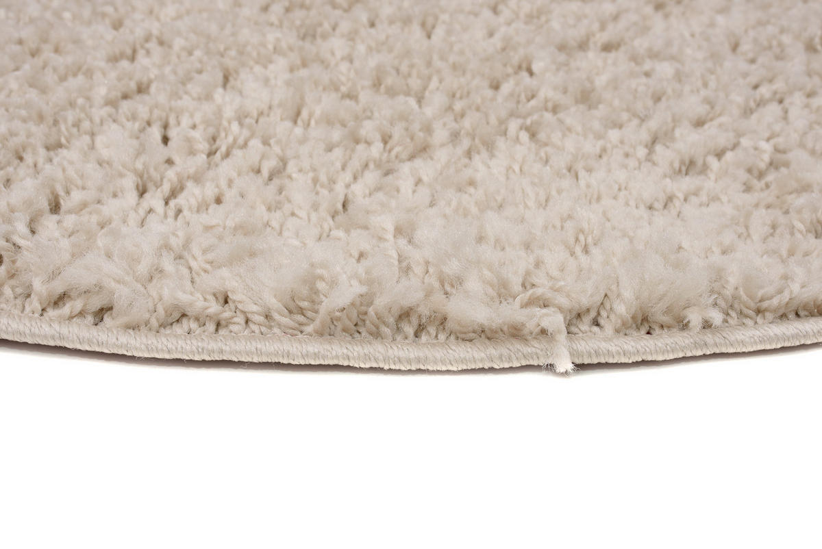 TEPPICH ESSENCE ROUND Beige 200/200 cm - Beige, Textil (200/200cm) - Tapiso