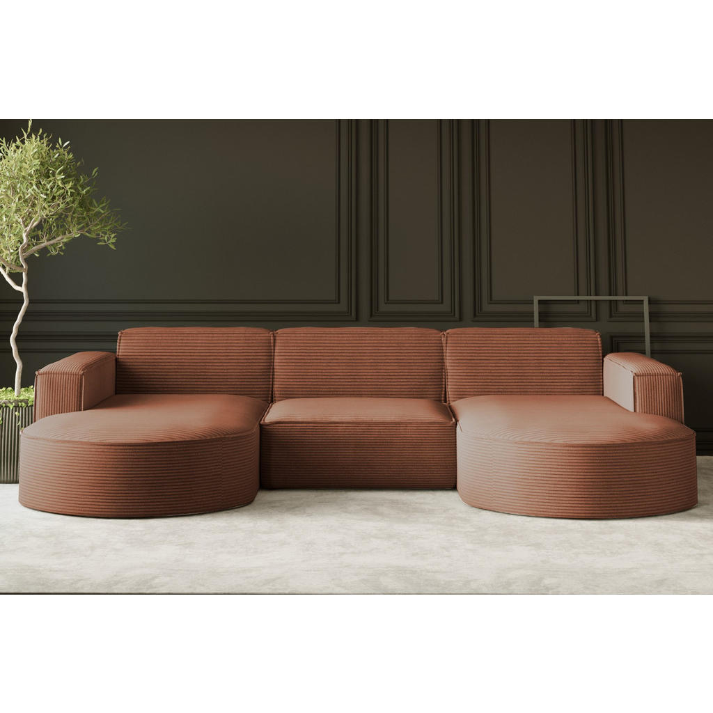 Thumbnail - Kaiser Möbel Ecksofa, Kupfer, Holz, 299x165 cm, Wohnzimmer, Sofas & Couches, Wohnlandschaften, Ecksofas