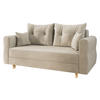 SCHLAFSOFA Zako 2 - Beige/Naturfarben, Holz/Textil (167/85/77cm) - MIRJAN24