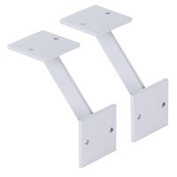 REGALTRÄGER als 2er Set Nick, Stahl in verschiedenen Trendfarben - Grau, Metall (10/5/10cm) - Alberts