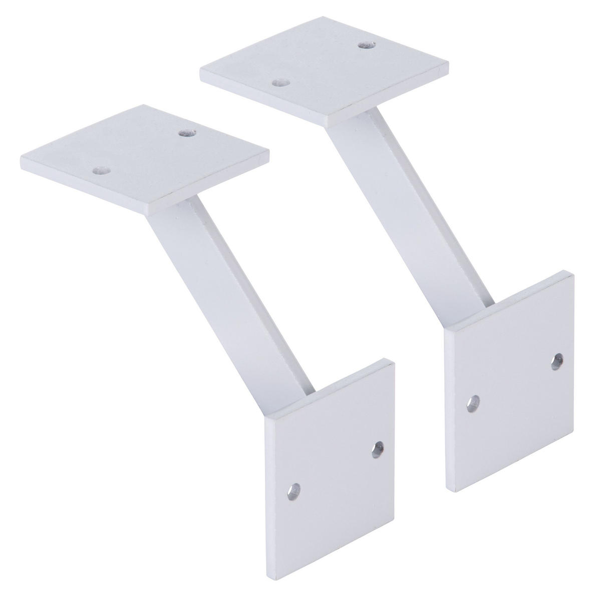 REGALTRÄGER als 2er Set Nick, Stahl in verschiedenen Trendfarben - Grau, Metall (10/5/10cm) - Alberts