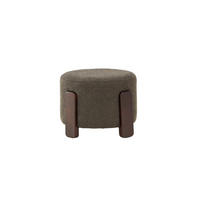 SITZPOUF COFFEY Braun 50x50x43 cm - Braun, Textil (50/43/50cm) - FURNLUX