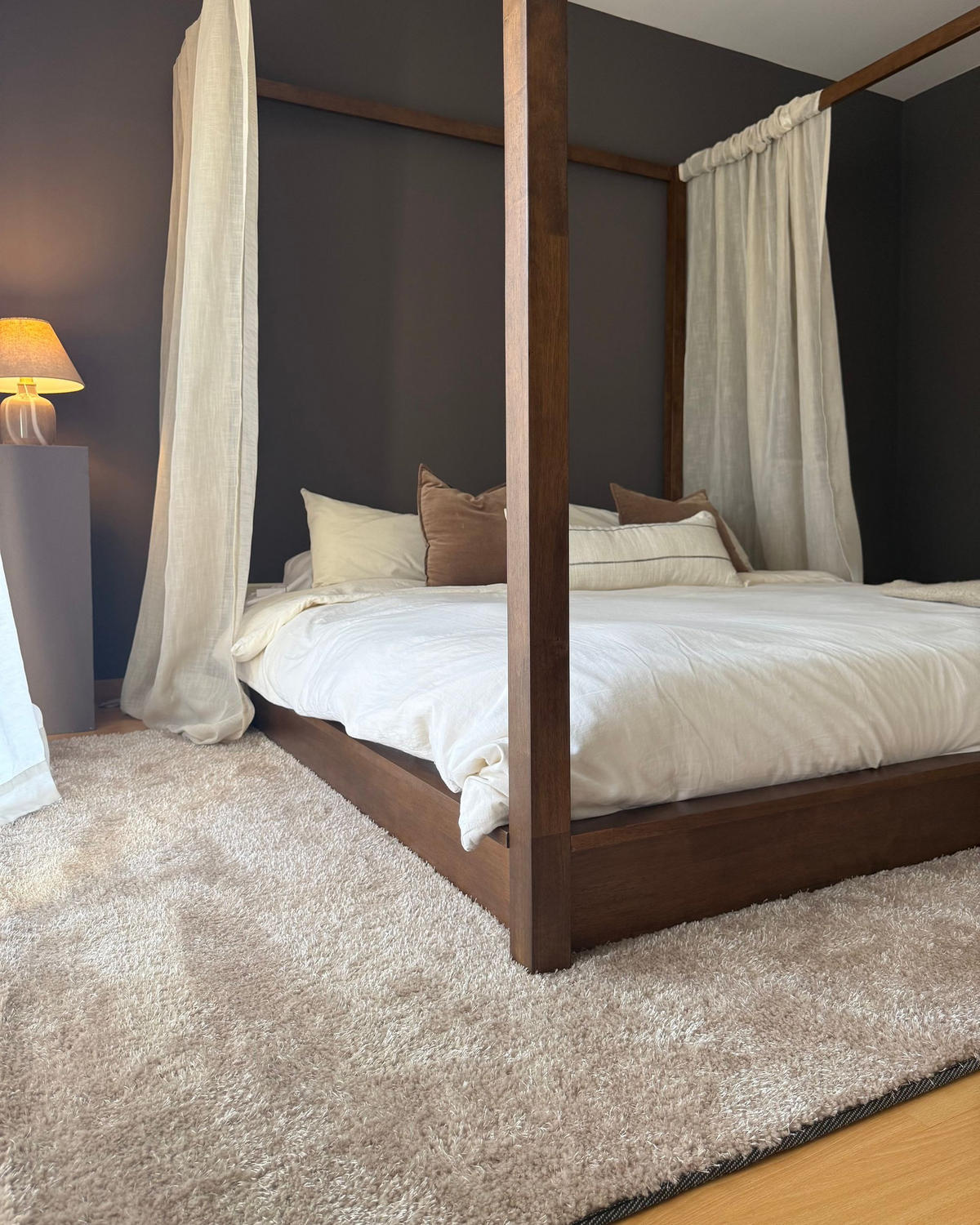 SHAGGY-TEPPICH Sandbeige 200/300 cm Demre - Sandfarben/Beige, Textil (200/300cm) - Beliani