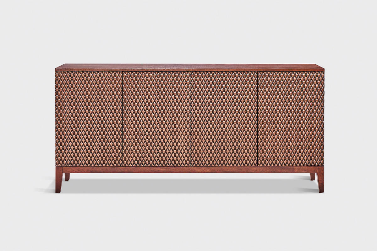 SIDEBOARD COPAS Braun Holz - Braun, Eichenholz/Holz (180/85/40cm) - KAWOLA