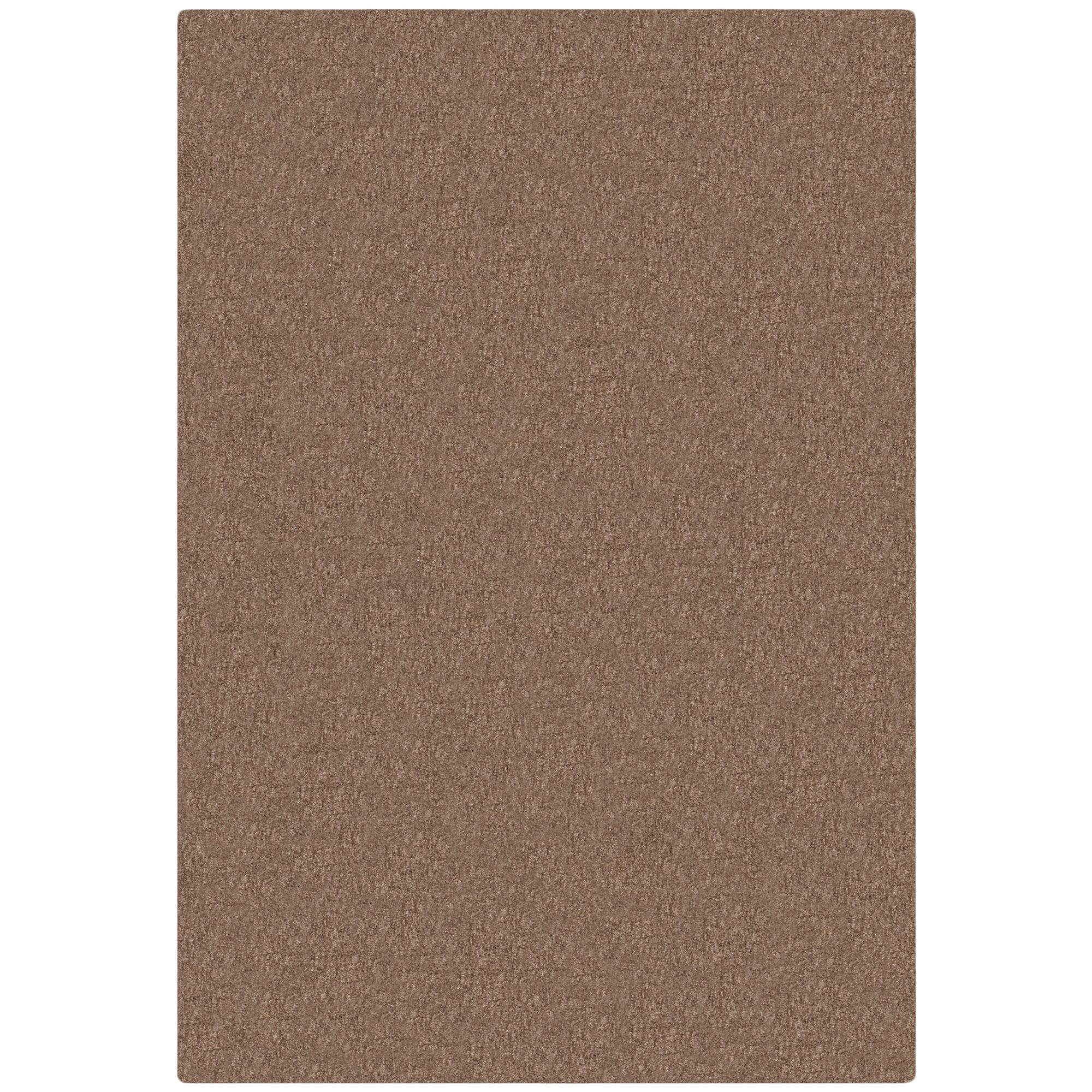 TEPPICH Hochflor Samt-Design, plüschig DOVEL, Braun 120x170 cm - Braun, Textil (120/170cm) - KADIMA DESIGN