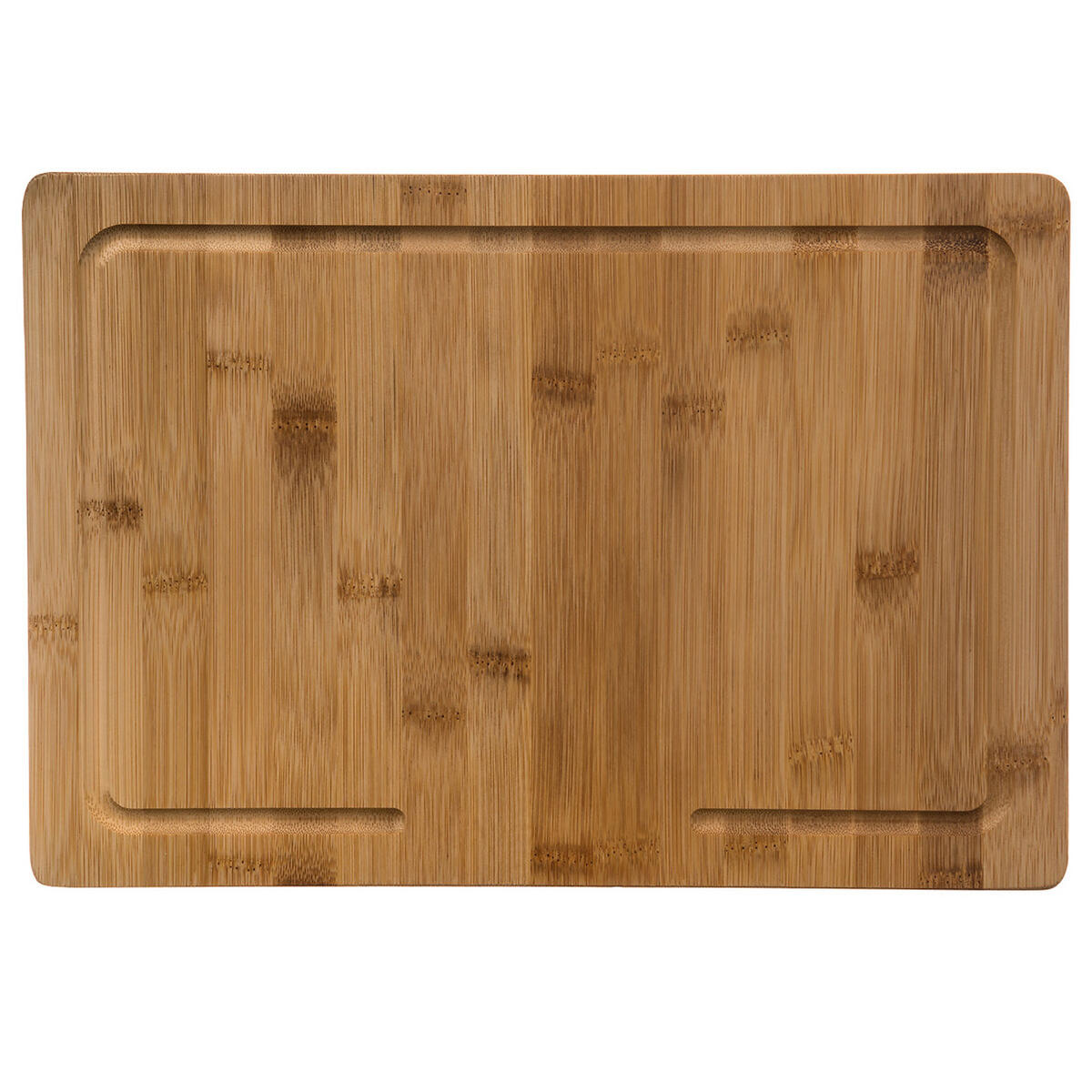 SCHNEIDEBRETT mit Kantenauflage, Bambus, 35 x 24 cm - Braun, Holz (24/35cm) - 5five Simply Smart