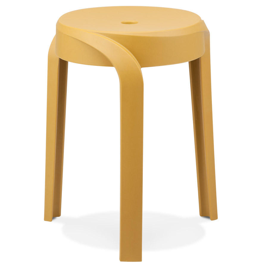 STUHL POMPA Senf - Gelb, Kunststoff (36/45/35cm) - Légia Home