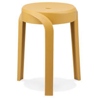 STUHL POMPA Senf - Gelb, Kunststoff (36/45/35cm) - Légia Home