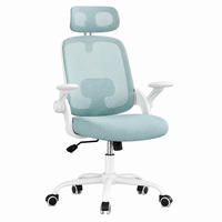 BÜROSTUHL ergonomisch höhenverstellbar Blau - Blau, Metall (47/117.5/63.5cm) - Meubliv