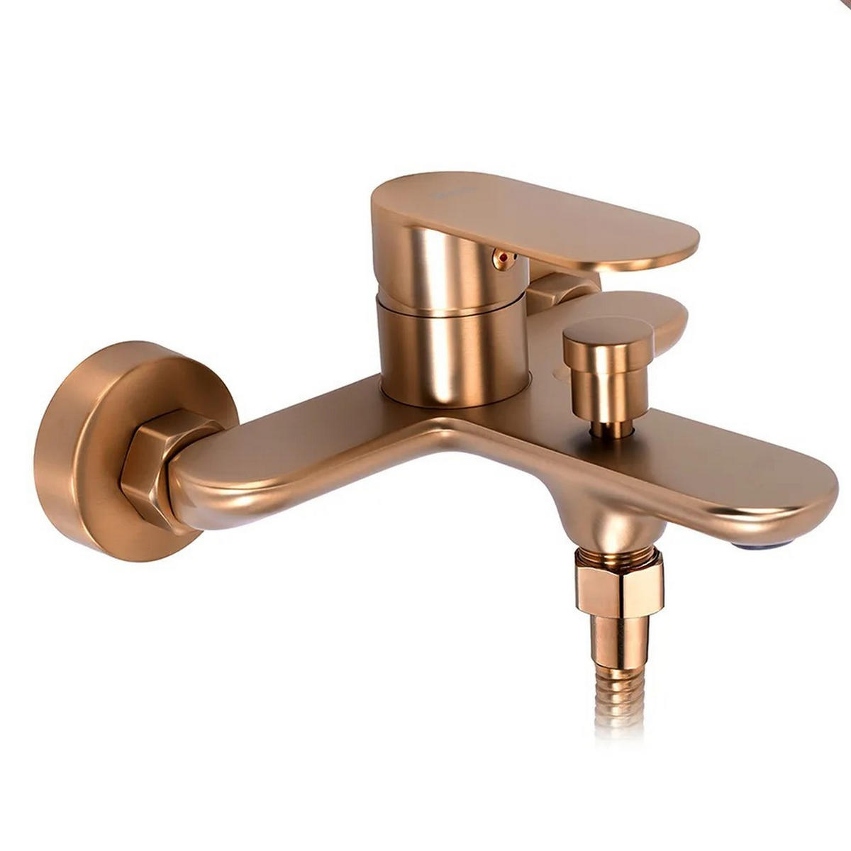 WANNENARMATUR Rea Drop Brush Copper - Kupferfarben, Metall (15/10/19cm) - REA