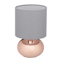 TISCHLAMPE - Multicolor, Kunststoff/Textil (18/18/28cm) - Relaxdays
