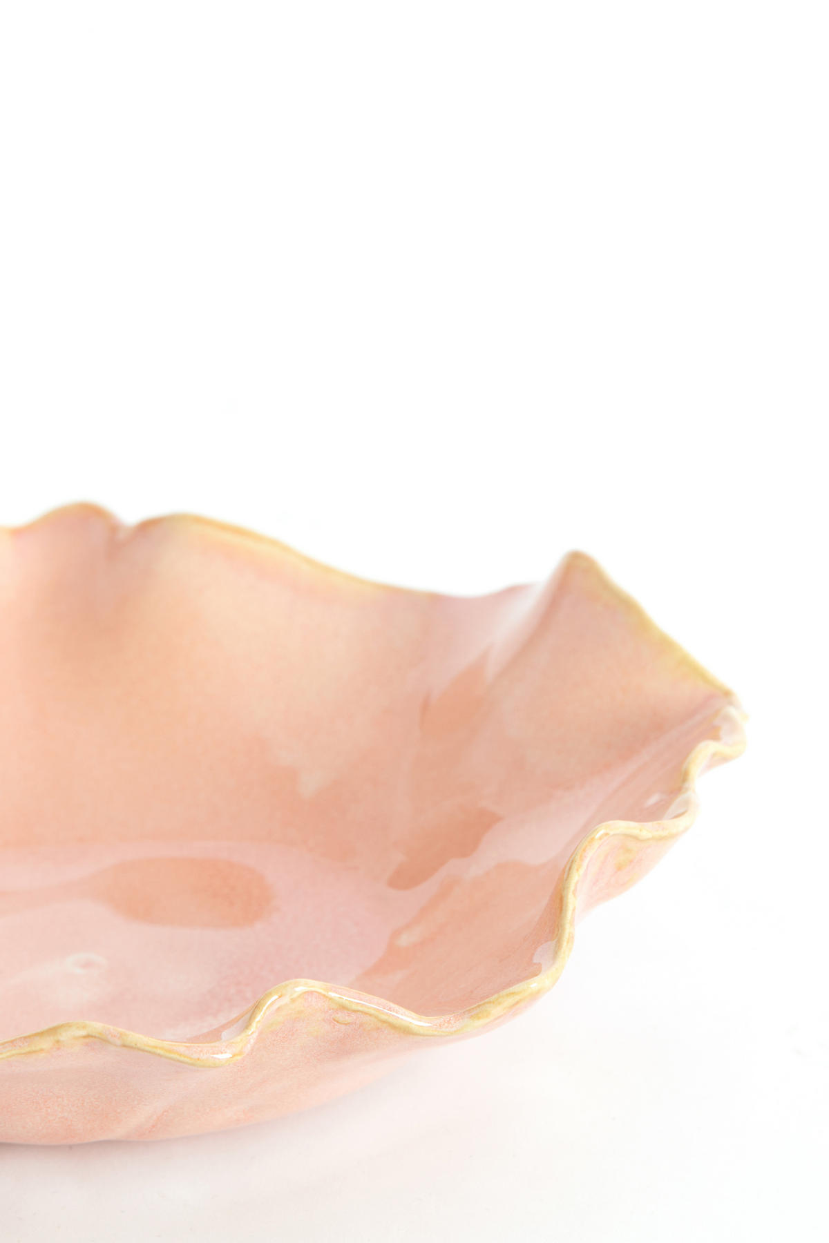 SCHALE Banda Rosa 34/31/11 cm - Pink, Keramik (11cm) - Light & Living