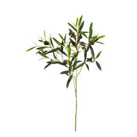 KUNSTPFLANZE Olivenbaum-Zweig - Georgios 50 cm - Multicolor, Kunststoff (50cm) - aplanta