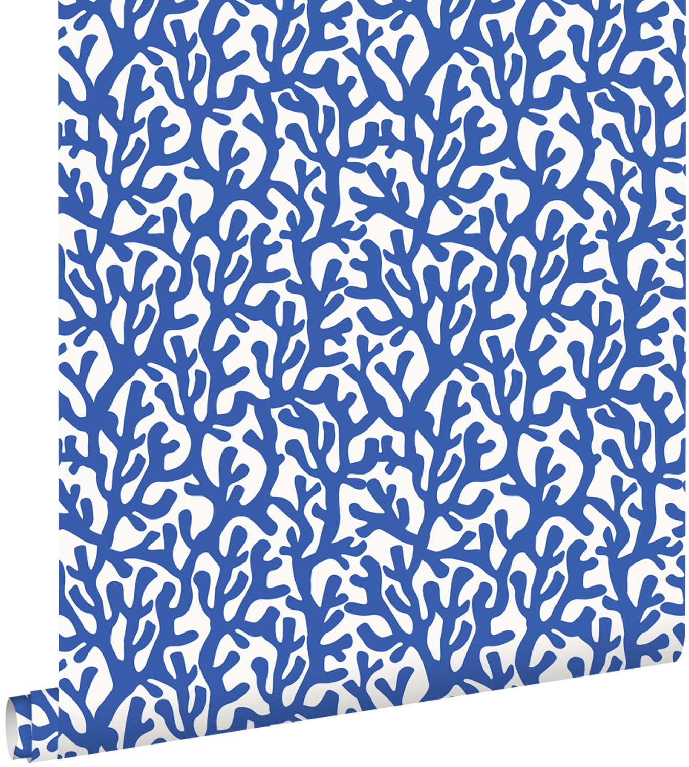 TAPETE Koralle 50 x 900 cm - Blau, Papier (50/900cm) - ESTAhome
