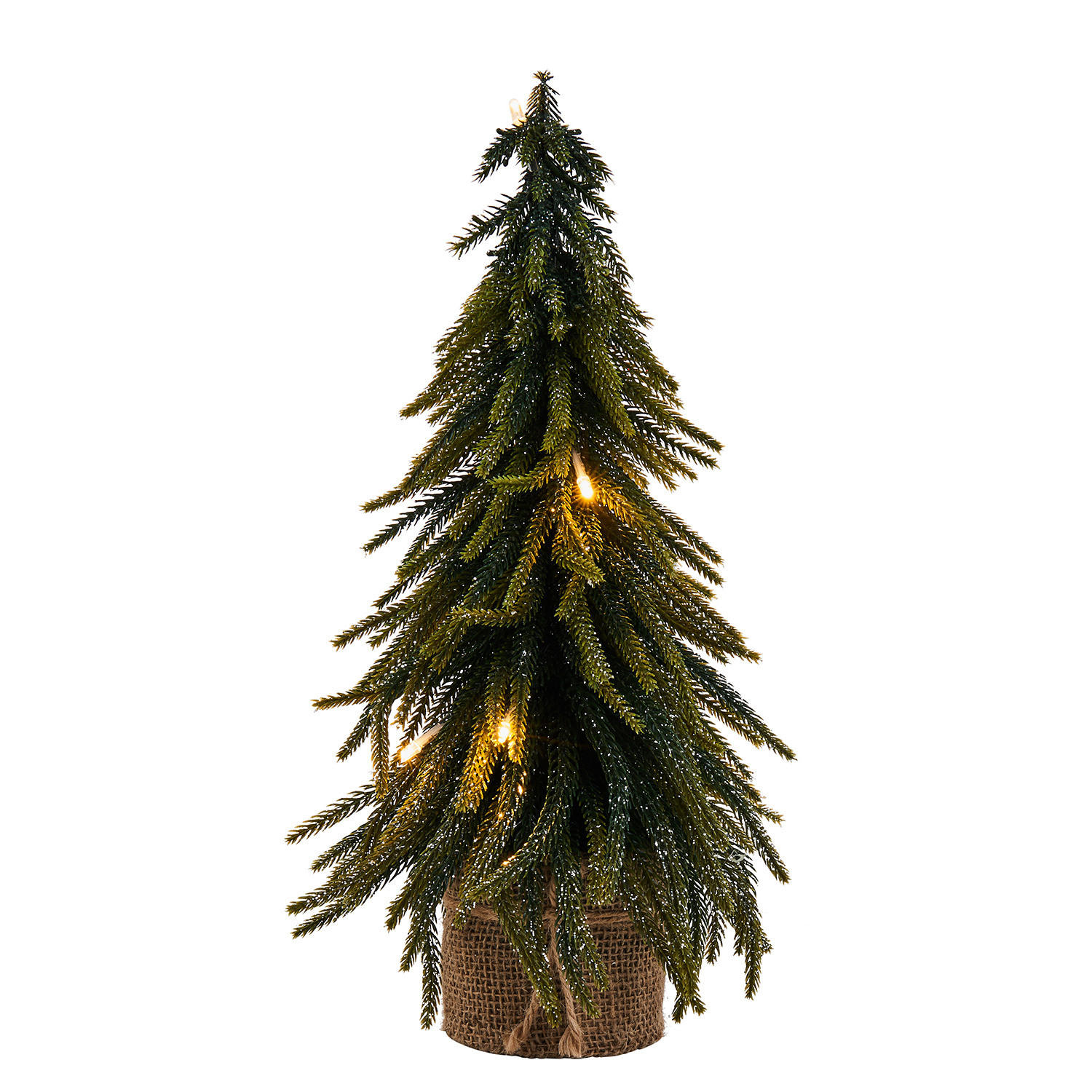 WEIHNACHTSBAUM Tree Of The Month mit LED 40cm - Grün, Kunststoff (40cm) - Butlers