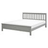 HOLZBETT 160/200cm Grau Mayenne - Grau, Holz (160/200cm) - Beliani