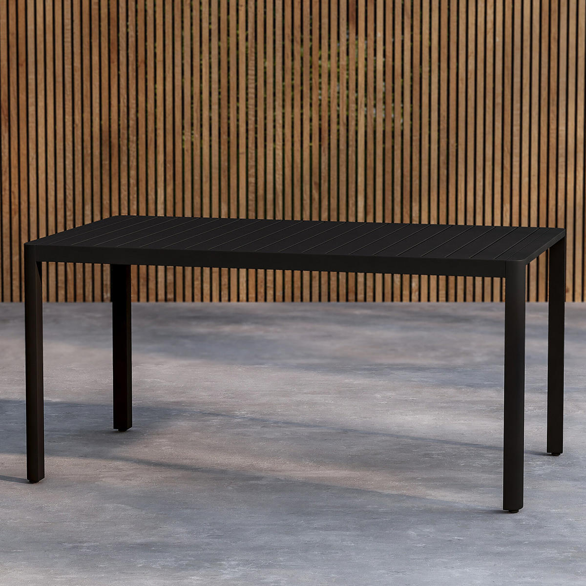 GARTENTISCH - Schwarz, Metall (150/85/72cm) - home24