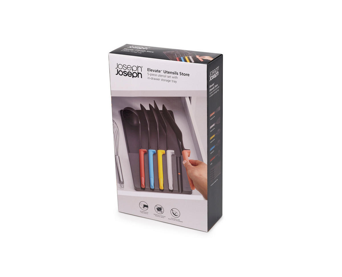 SPATEL-SET Küchenhelfer Set Elevate Store 6-teilig - Multicolor, Kunststoff (20/9/34cm) - Joseph Joseph 
