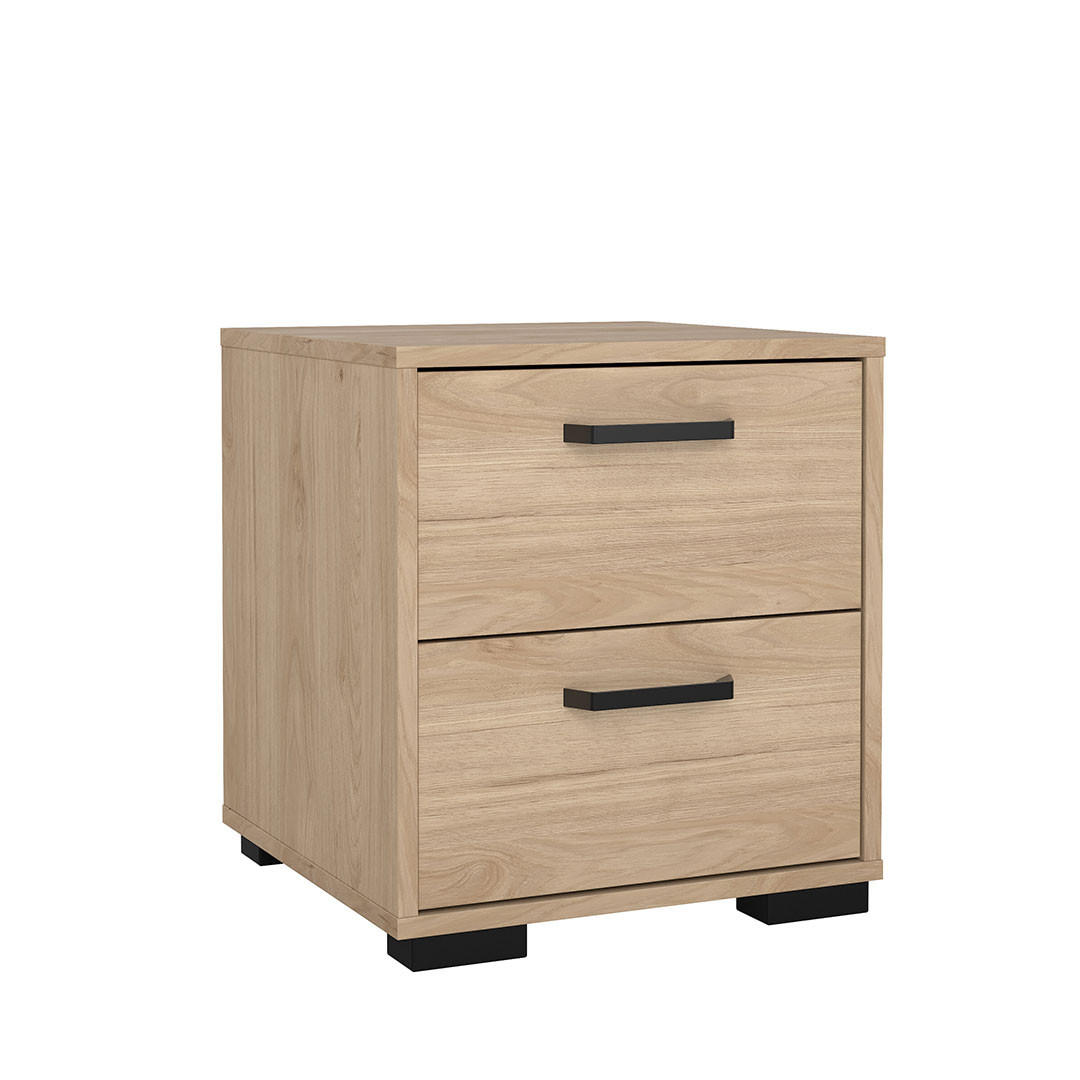 NACHTTISCH, Sofia, Eiche, Holzwerkstoff, 41 x 40 x 45 cm - Eichefarben, Holzwerkstoff (41/45/40cm) - ebuy24