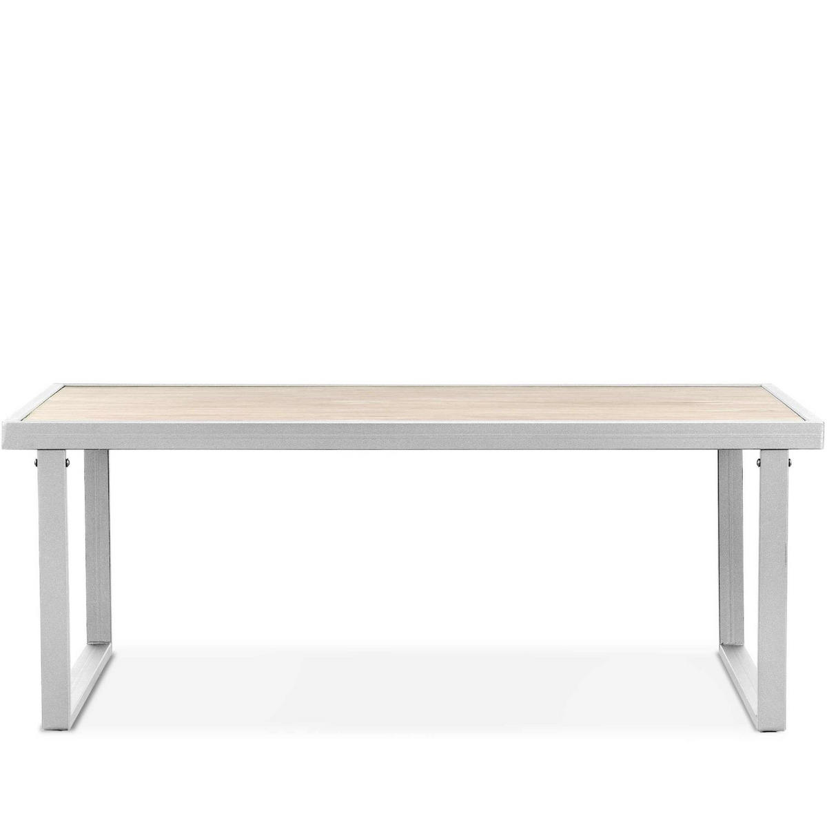 GARTENTISCH TRIBO ,Weiß - Weiß, Holz/Metall (65/118/45cm) - KONSIMO®