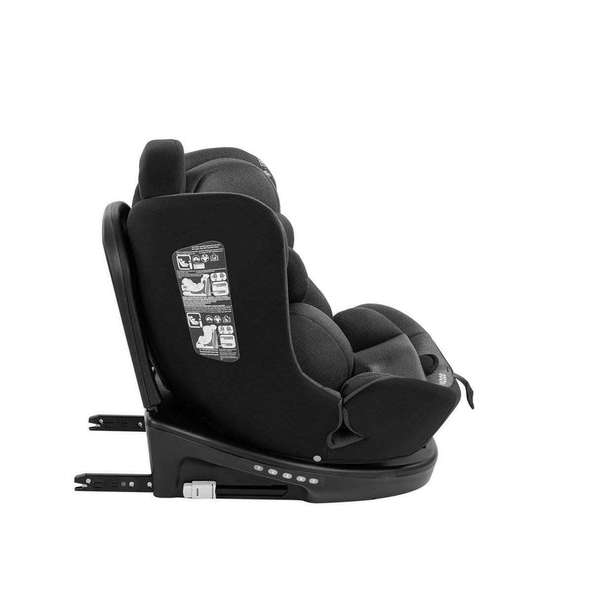 KINDERSITZ i-Safe i-Size schwarz Isofix, Top-Tether, verstellbar - Schwarz, Kunststoff (45/55/55cm) - Kikka boo