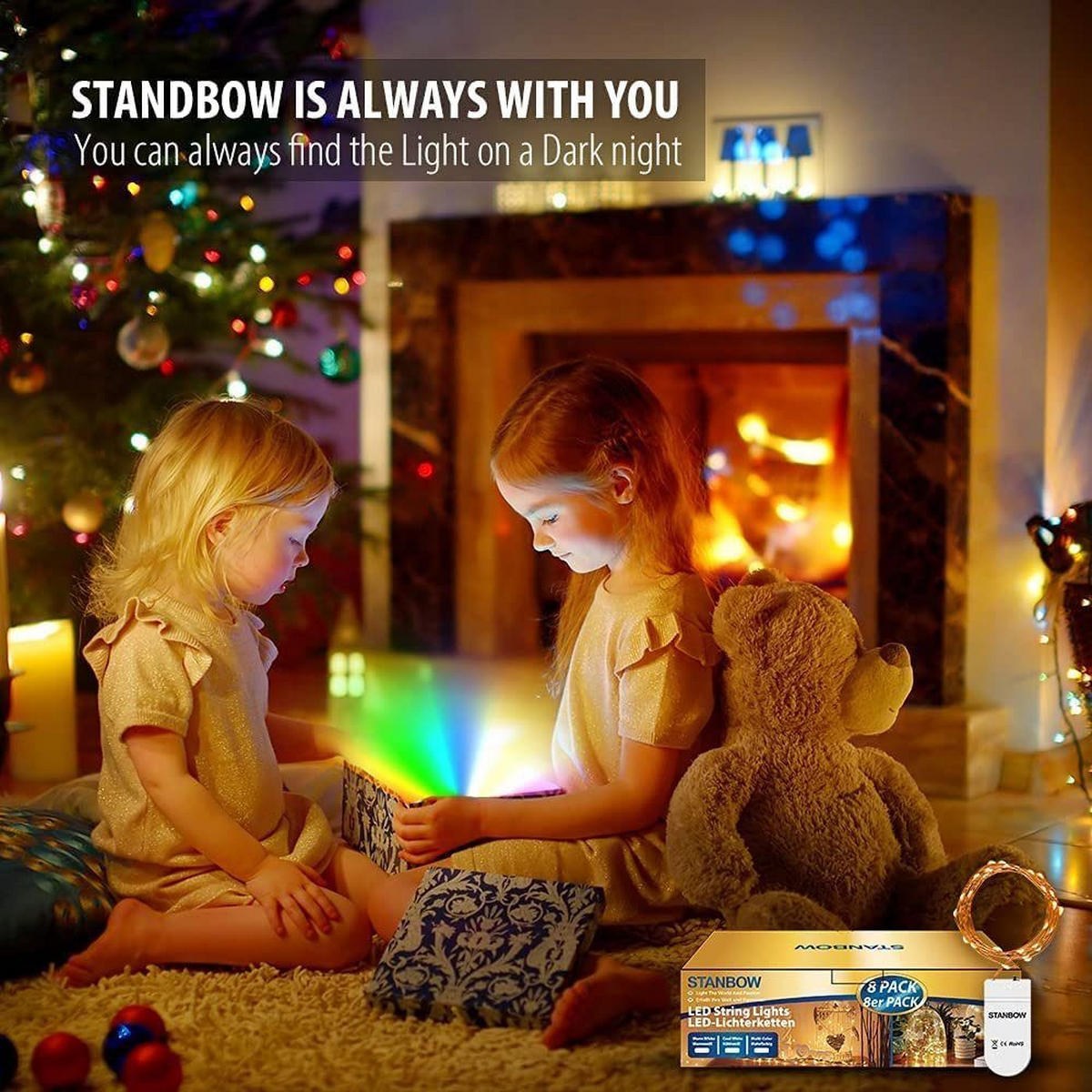 LED-LICHTERKETTE Bamberg II 20m - Transparent, Kunststoff (20cm) - Nettlife