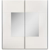 SCHWEBETÜRENSCHRANK Brooklyn mit 2 Türen und Spiegel, kaschmir, 203 cm - Kaschmir, Holzwerkstoff (203/215/65cm) - Beautysofa