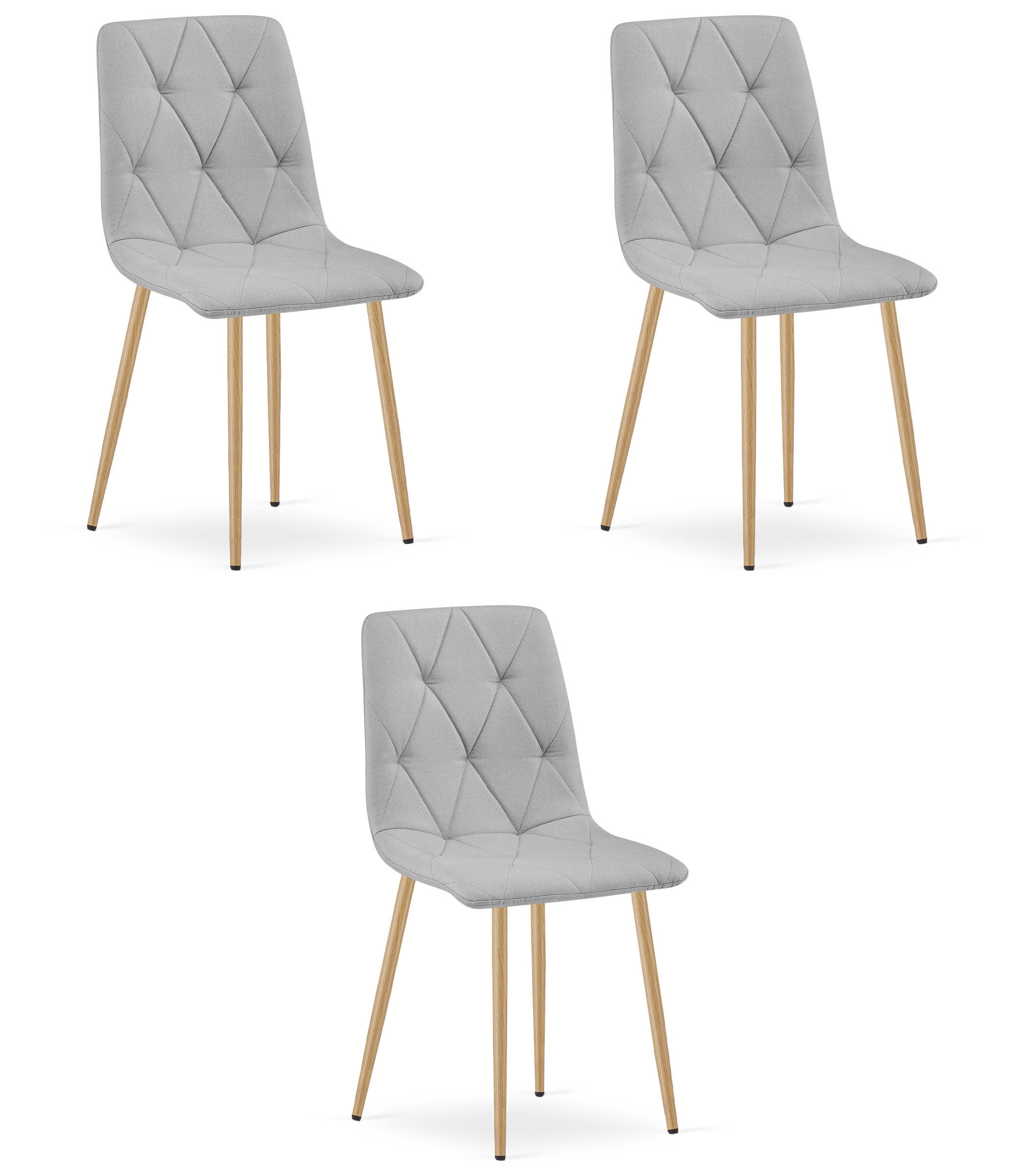 XXXLutz Stuhl Grau 44.5x56x54.5 cm