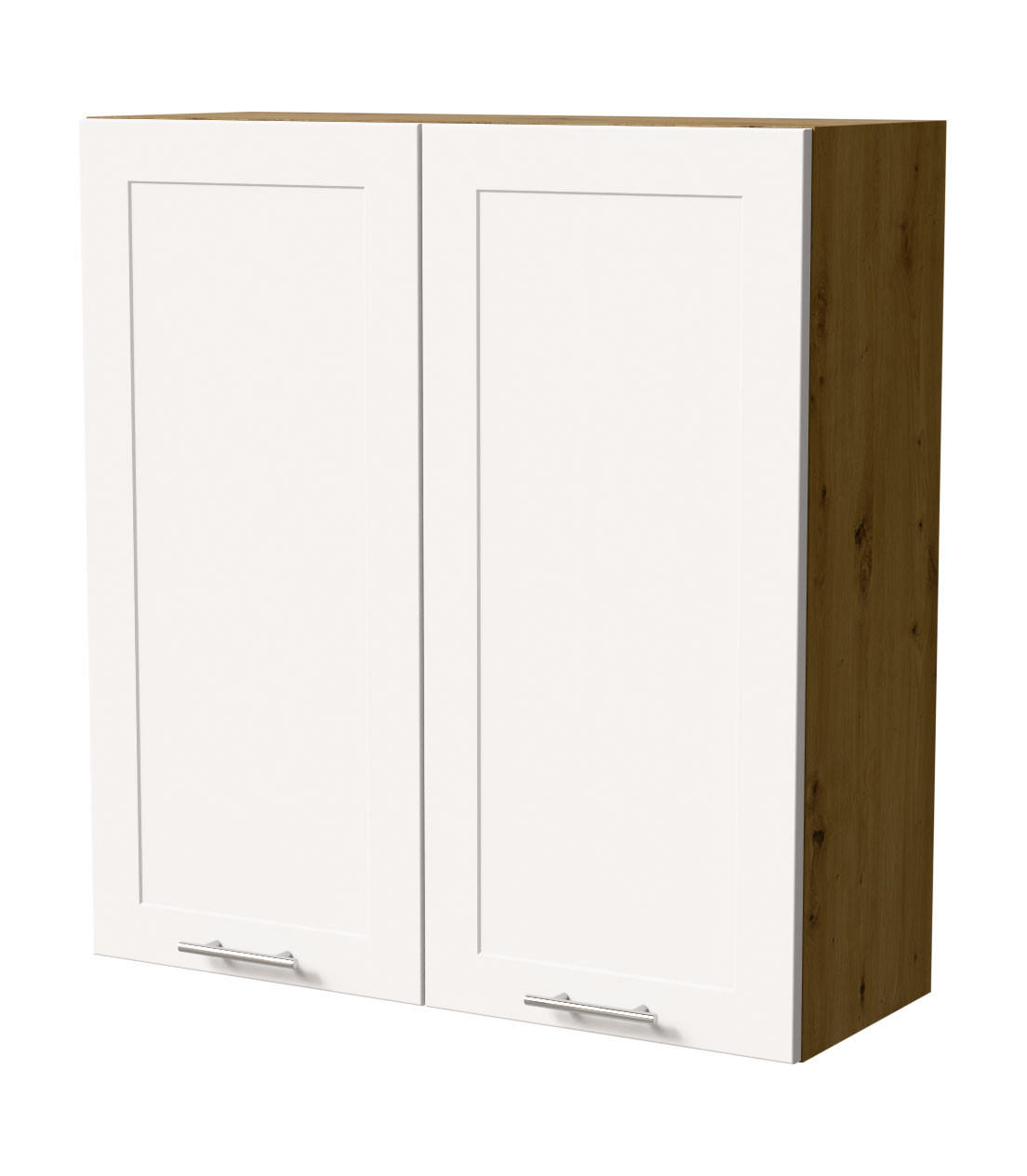 HÄNGESCHRANK Oslo W4/90 Eiche Artisan / Weiß Matt 90 / 32,5 / 96cm - Eiche Artisan/Weiß, Holz/Holzwerkstoff (90/96/32.5cm) - Feldmann-Wohnen