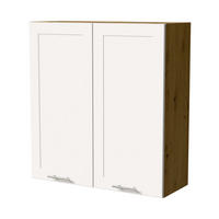HÄNGESCHRANK Oslo W4/90 Eiche Artisan / Weiß Matt 90 / 32,5 / 96cm - Eiche Artisan/Weiß, Holz/Holzwerkstoff (90/96/32.5cm) - Feldmann-Wohnen