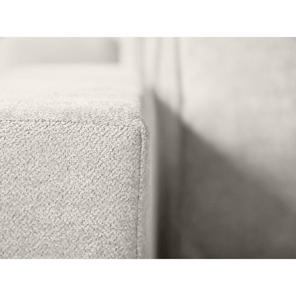 ECKSOFA Parma ohne Schlaffunktion beige rechts - Beige/Schwarz, Textil (314/224cm) - Beautysofa