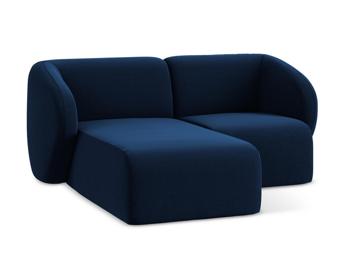 ECKSOFA Chenille Stoff Grau - Schwarz/Grau, Holzwerkstoff/Kunststoff (251/251cm) - Makamii