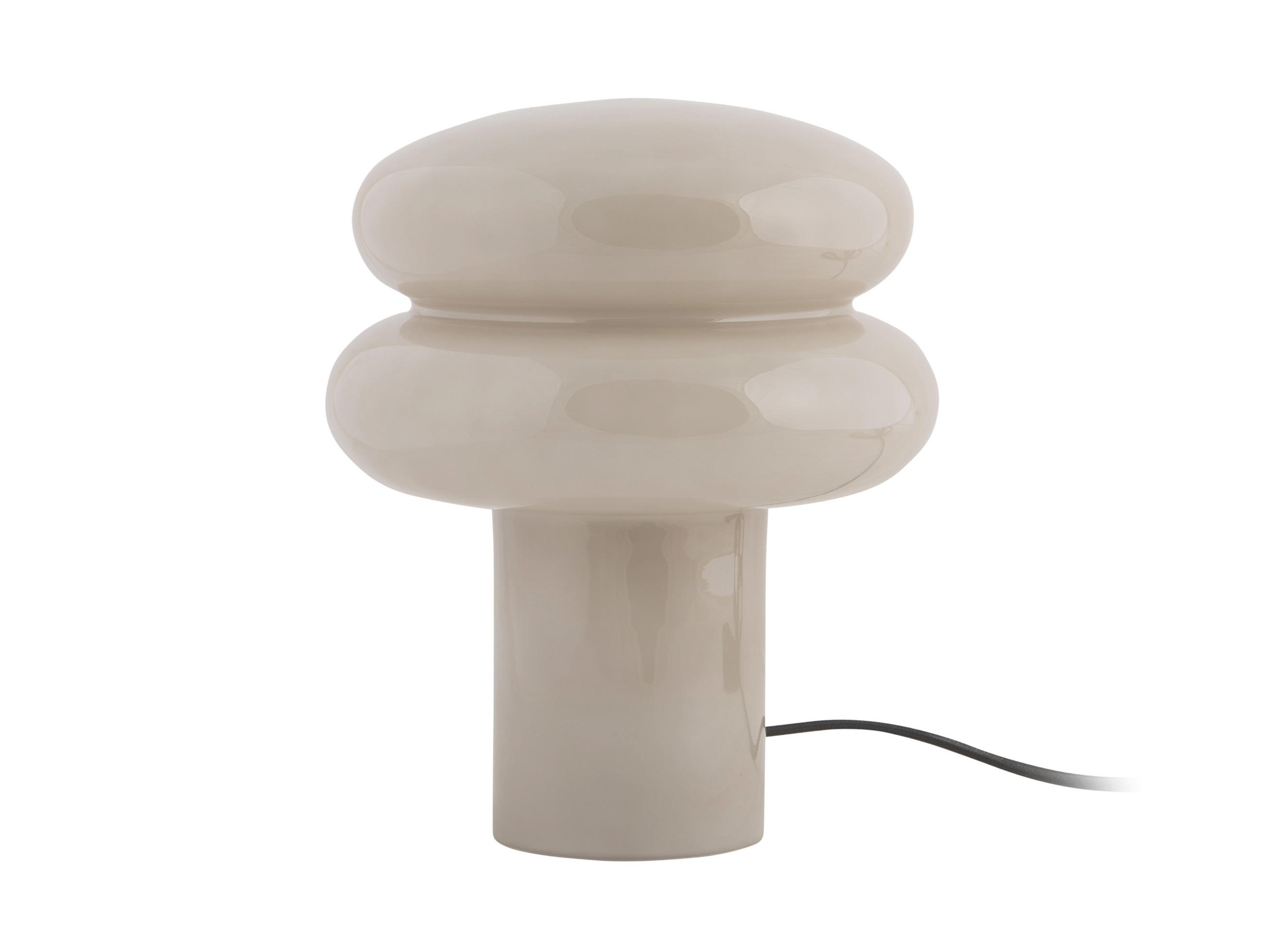 TISCHLAMPE Incesante - Grau - 20/20/24 cm - Grau, Glas (20/20/24cm) - Leitmotiv