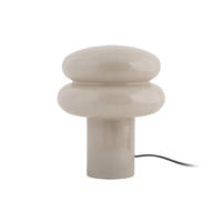 TISCHLAMPE Incesante - Grau - 20/20/24 cm - Grau, Glas (20/20/24cm) - Leitmotiv