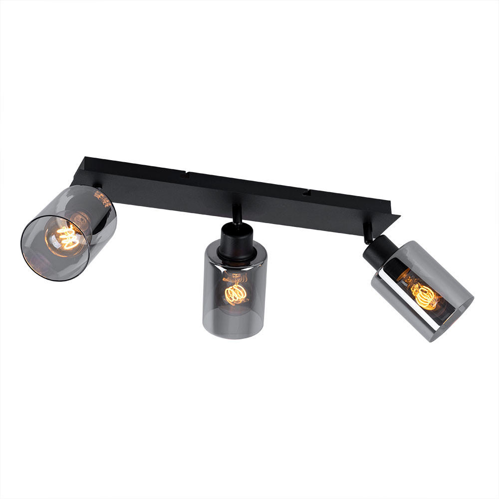 Globo Lighting Deckenleuchte Schwarz 9x21.5x47 cm